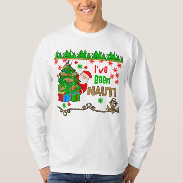 Camiseta He sido Nauti Navidades náuticos (Anverso)