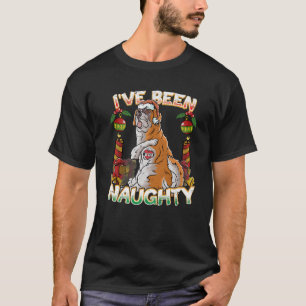 Camiseta He sido un perro travieso de San Bernardo con Sant