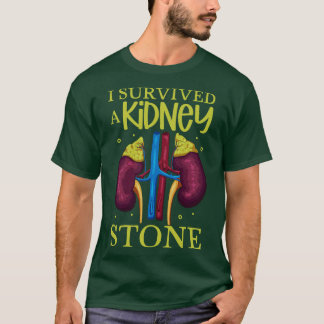 Camiseta He sobrevivido a una piedra renal