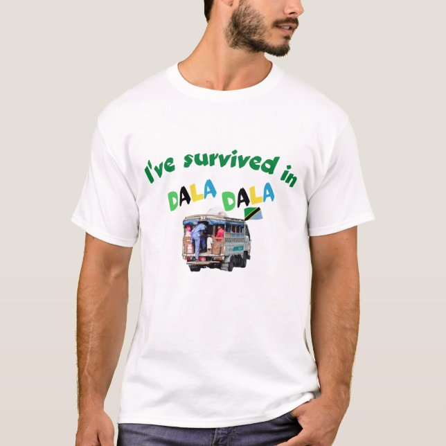 Camiseta He sobrevivido en Dala Dala Tanzania (Anverso)