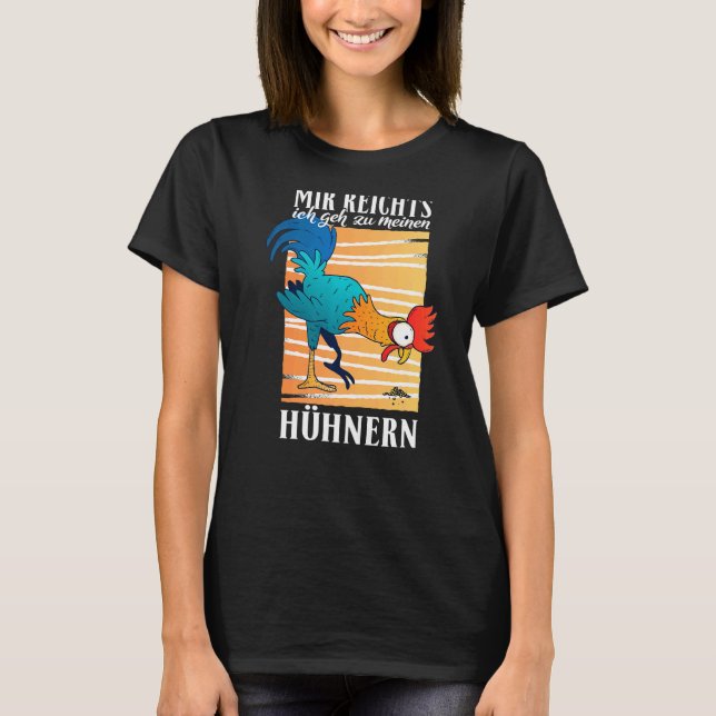 Camiseta He tenido suficiente, iré a mi granja de pollos Pr (Anverso)