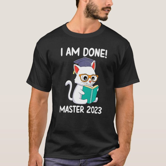 Camiseta He terminado el Master 2023 Master 1 (Anverso)