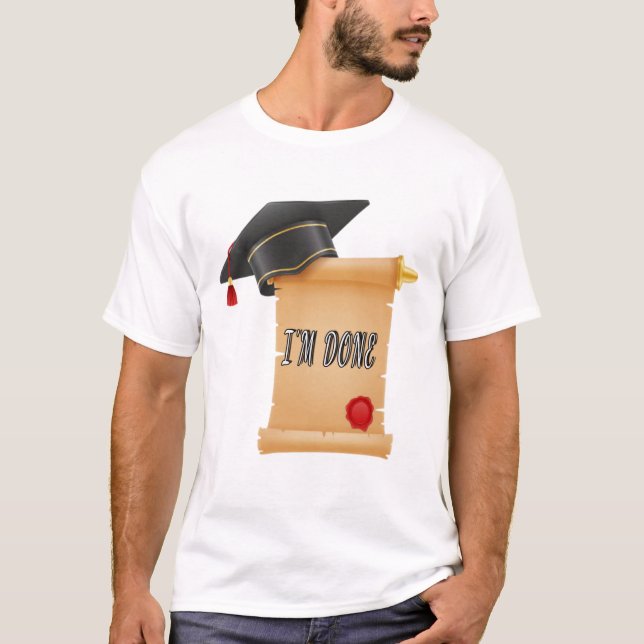 Camiseta He terminado la carrera (Anverso)