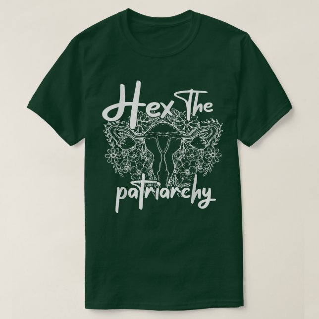 Camiseta He The Patriarchy Feminism Witch Wicca Feminist Wi (Diseño del anverso)