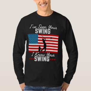 Camiseta He visto a tu Swing Conozco tu divertida golf