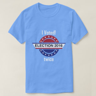 Camiseta He votado... dos veces