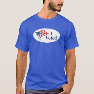 Camiseta He votado Pegatina Tee