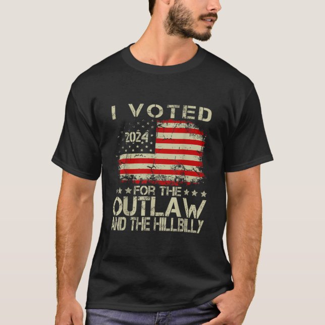 Camiseta He Votado Por El Terrorista The Hillbilly 2024 Tru (Anverso)