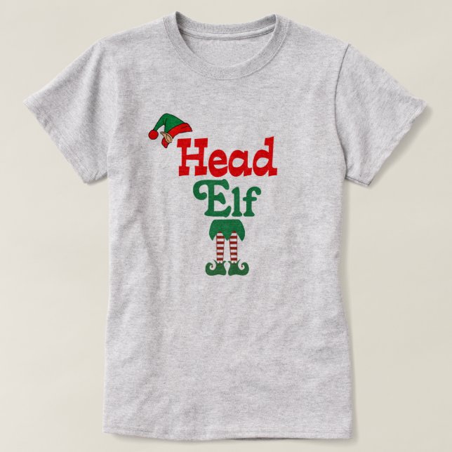 Camiseta Head Elf (Diseño del anverso)