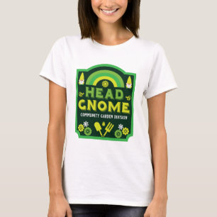 Camiseta Head Garden Gnome Community Garden