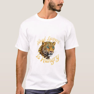 Camiseta head leopard está hambrienta