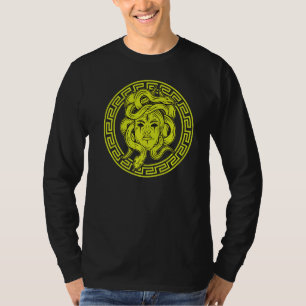 Camiseta Head Myth Gorgon Snake Hair Greek Mythology Medusa