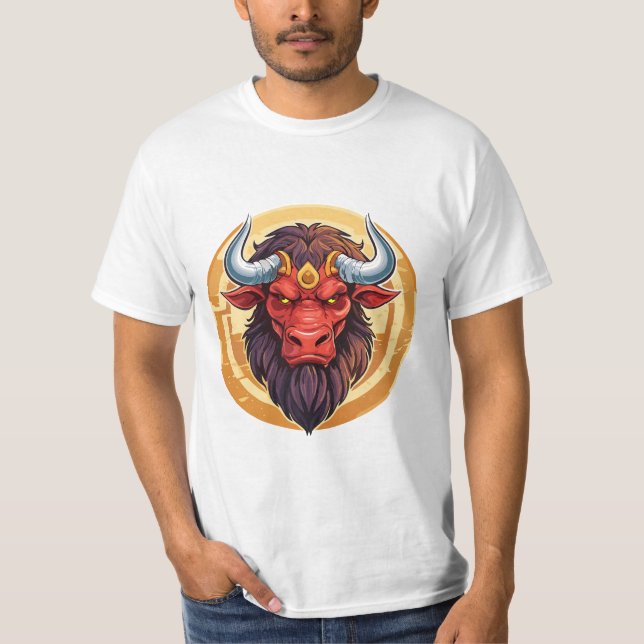 Camiseta Head of a minotaur from greek mythology (Anverso)