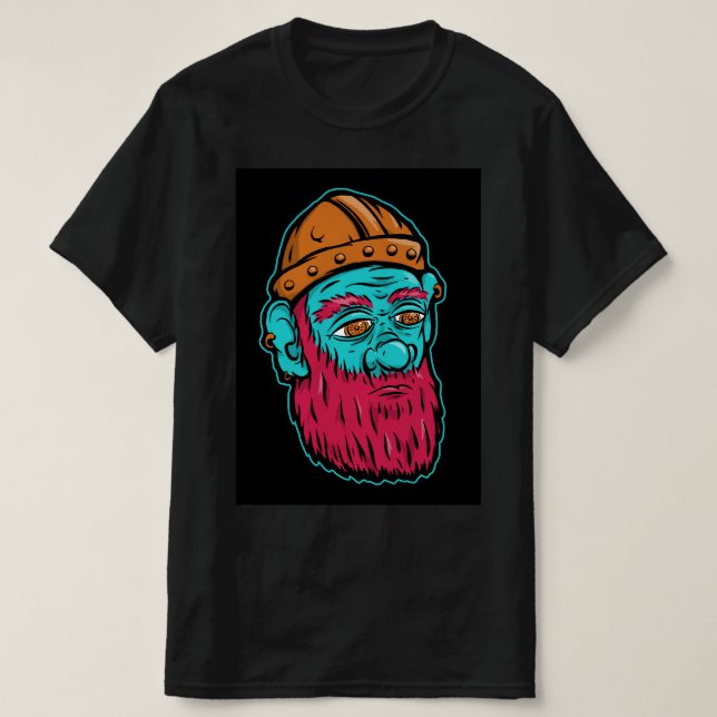 Camiseta Head of the Dwarven Miner (Diseño del anverso)