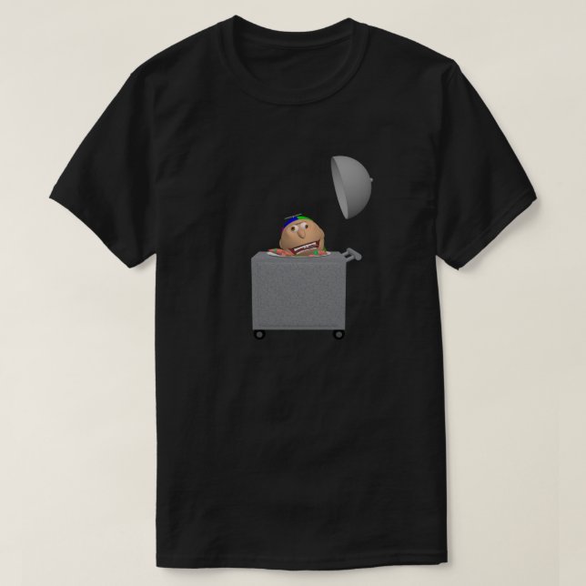 Camiseta Head on a Plate on Cart T-shirt (Diseño del anverso)