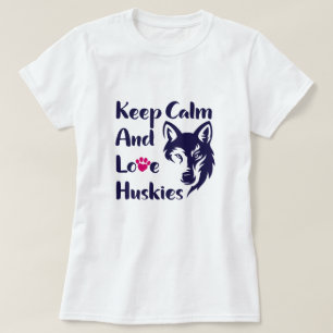 Camiseta Head Siberian Husky Vintage
