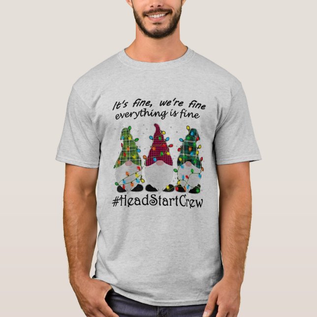 Camiseta Head Start Crew Gnomes (Anverso)