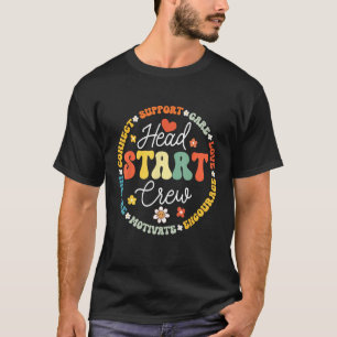 Camiseta Head Start Crew Homeschool Teacher Headstart Back