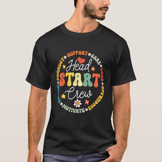Camiseta Head Start Crew Homeschool Teacher Headstart Back (Anverso)