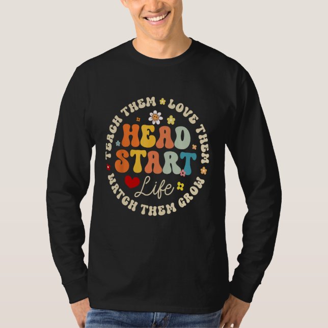 Camiseta Head Start Life Homeschool Teacher Headstart Back (Anverso)