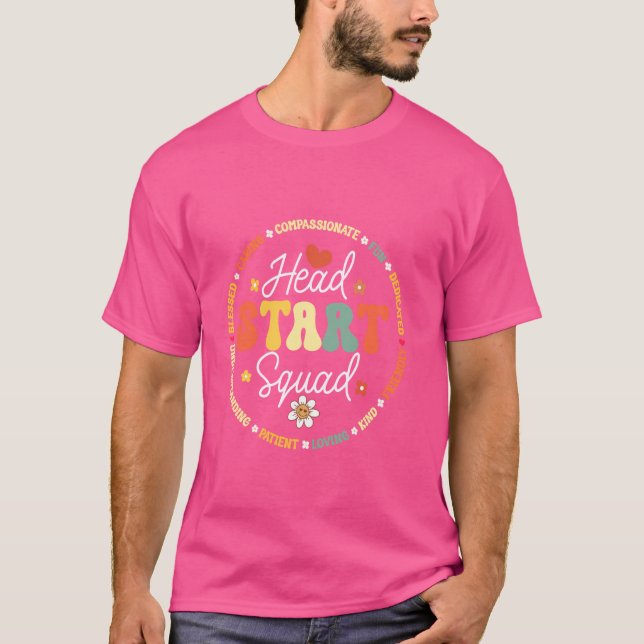 Camiseta Head Start Squad Homeschool Teacher Headstart Back (Anverso)
