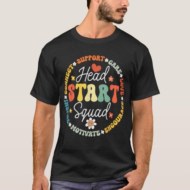 Camiseta Head Start Squad Homeschool Teacher Headstart Back (Anverso)