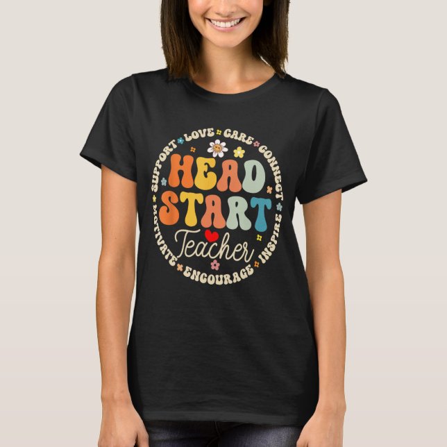 Camiseta Head Start Teacher Homeschool Team Headstart Back (Anverso)