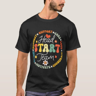 Camiseta Head Start Team Homeschool Teacher Headstart Back