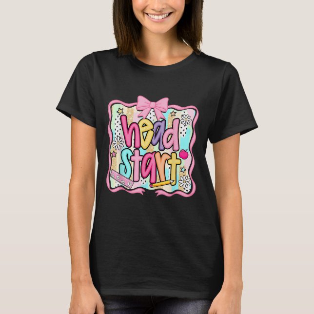 Camiseta Head Start Team Homeschool Teacher Headstart Back (Anverso)