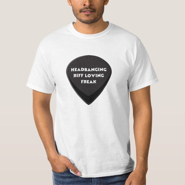 Camiseta Headbanging, Riff Loving Freak (Anverso)