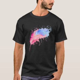 Camiseta Headdress Feather Indigenou, nativo americano de o