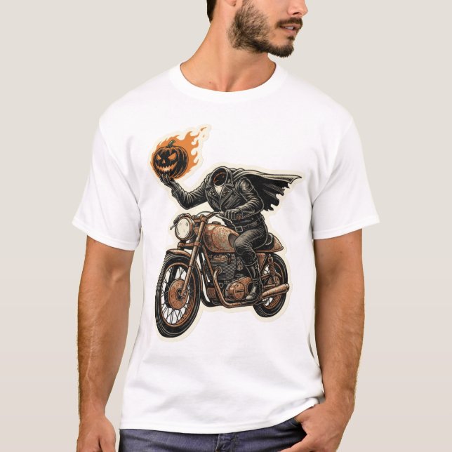 Camiseta Headless Biker - Ride or Die (Anverso)