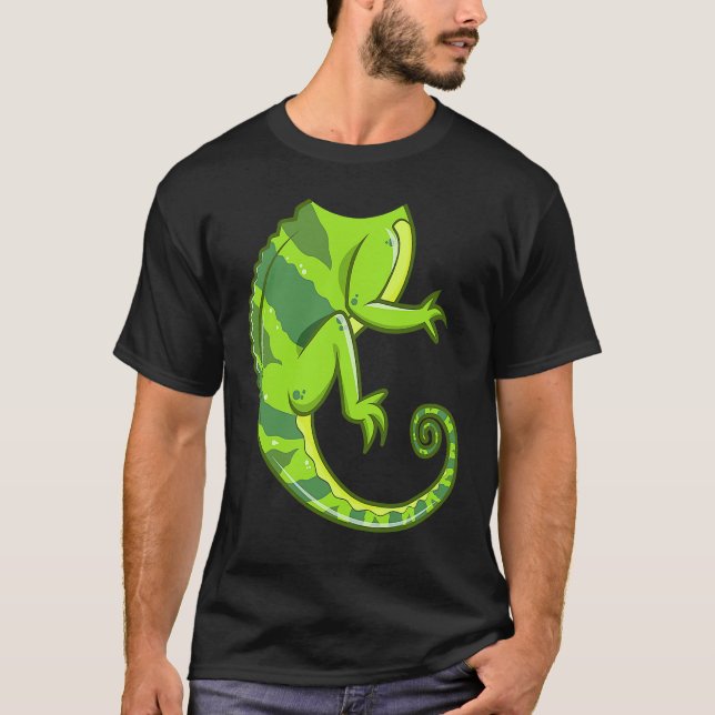 Camiseta Headless Chameleon Lizard Halloween Costume DIY Ou (Anverso)