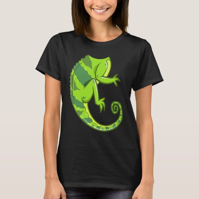 Camiseta Headless Chameleon Lizard Halloween Costume DIY Ou (Anverso)