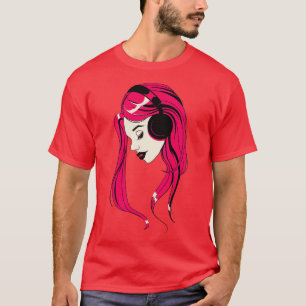 Camiseta Headphones Girl