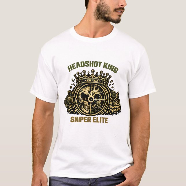 Camiseta Headshot King Sniper Elite Tee (Anverso)