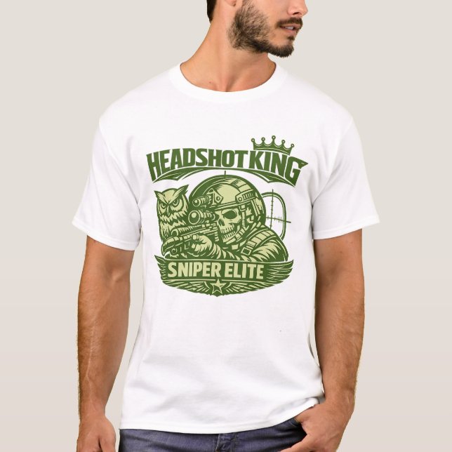 Camiseta Headshot King Sniper Elite Tee (Anverso)