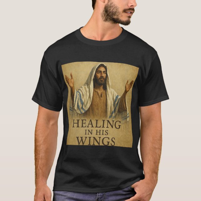 Camiseta Healing in His Wings (Anverso)