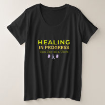Camiseta Healing in Progress – Inspiración Minimal