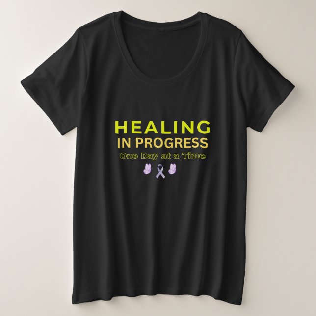 Camiseta Healing in Progress – Inspiración Minimal (Anverso del diseño)