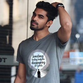 Camiseta Healing Misty Art – Minimalist Self-Care