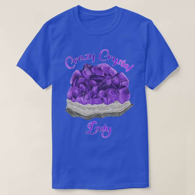Camiseta Healing Stone EsotericCrazy Crystal Lady2662  (Diseño del anverso)