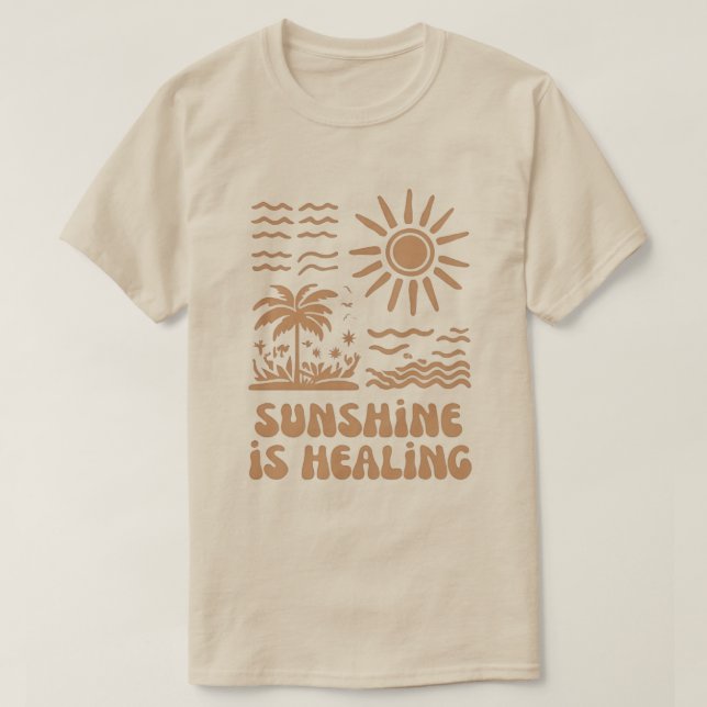 Camiseta Healing Sunshine  (Diseño del anverso)