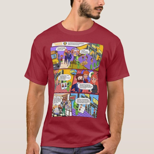 Camiseta Health Check AI Comics Man T-Shirt (Anverso)