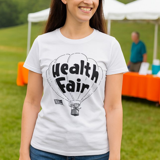 Camiseta Health Fair Balloon Womens T-Shirt (Subido por el creador)