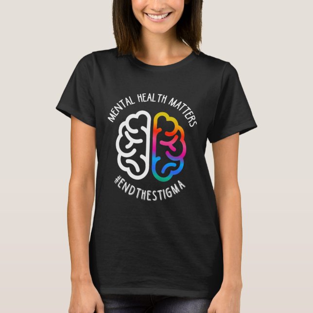 Camiseta Health Maters Acaba con el Estigma (Anverso)