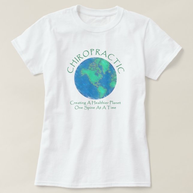 Camiseta Healthier Planet Chiro (Diseño del anverso)