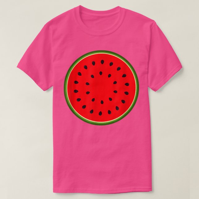 Camiseta Healthy Delicious Guay Vegetarian Watermelon (Diseño del anverso)