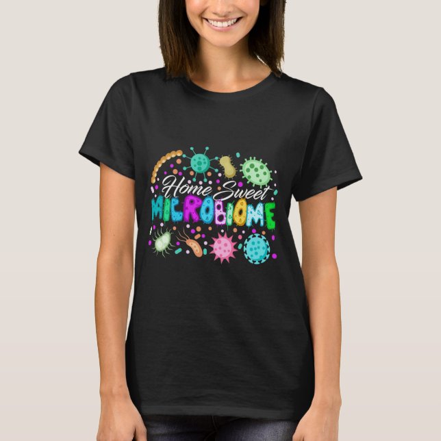 Camiseta Healthy Food Microbiome Bacteria Microbiology tee (Anverso)