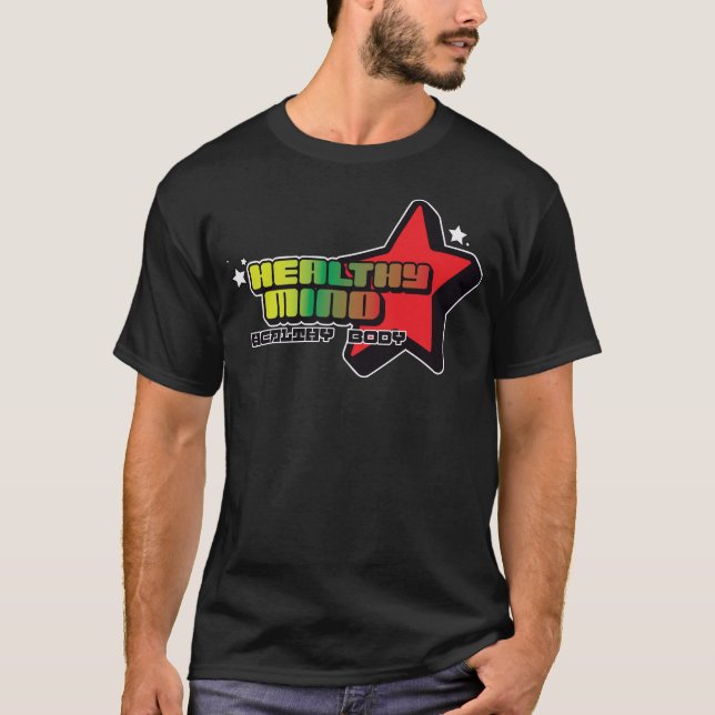Camiseta Healthy Mind, Healthy Body – Urban Star Graphic Te (Anverso)